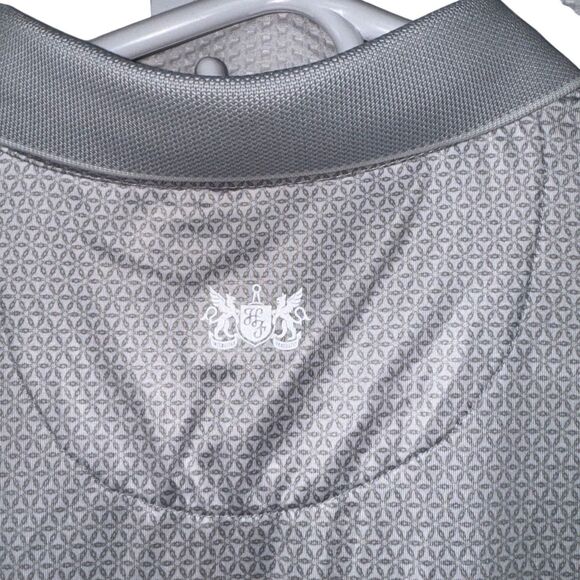 Hickey Freeman Polo Mens XX-Large Gray Short Sleeve Shirt Golf Performance XXL - Picture 3 of 6